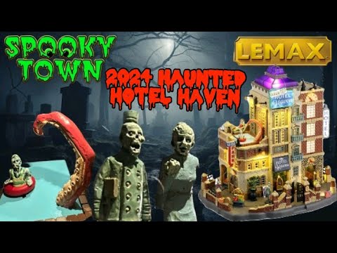 Haunted Hotel Haven 2024 Review - New Lemax Spooky Town Halloween Village