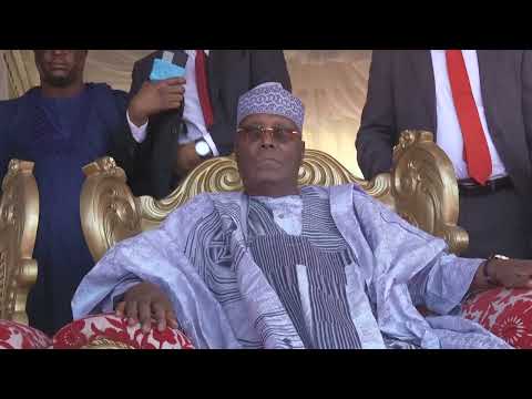 H.E Atiku Abubakar In Bauchi for The Presentation of Staff of Office to the 12th Emir of Katagum.