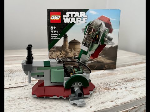 The BEST LEGO Star Wars Microfighter? Boba Fett's Starship Review!