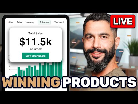 💎 FINDING WINNING PRODUCTS RESEARCH LIVE + PRIZE DROP! 💎