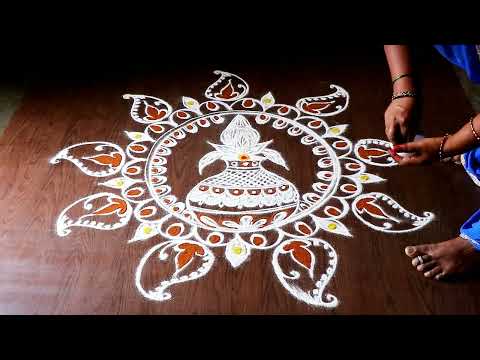 kolam designs | rangoli art | sunday special rangoli designs