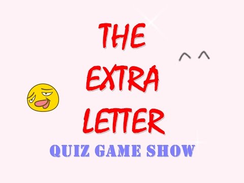 The extra letter  - Quiz game