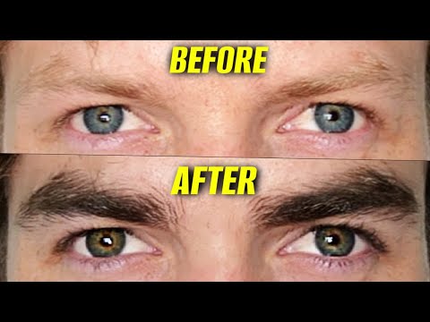 How to Grow Thicker More Masculine Eyebrows