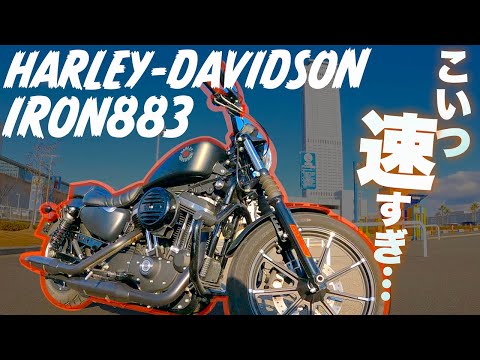 【ハーレー試乗】このバイク速すぎ、楽しすぎ、カッコ良すぎでテンション上がりっぱなし！【XL883N】