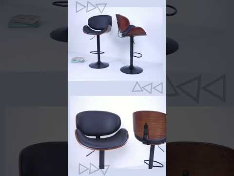 Veneer Adjustable Bar Chair