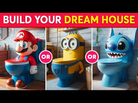 Would You Rather - Build Your Dream House 🏠🌈💞 Hardest Choices Ever!