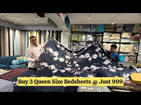 Get 3 Queen Size Bedsheets for just 999rs ! Home Furnishing Items Bangalore Malleshwaram