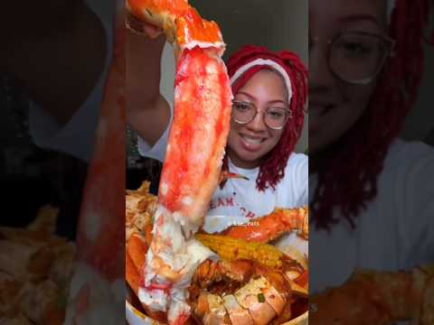 Crab leg Mukbang compilation #foryou #mukbang #viralvideo #youtubeshorts #eatingsounds #crab