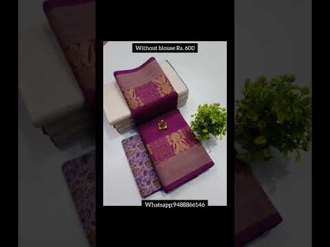 80'count fancy design 💖Chettinad cotton sarees🌿 for order whatsapp:9488866146