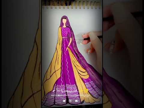 complete video💜✨ #beautiful #dressdesign #art #artist #artwork #dresses