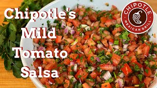 Chipotle Mild Tomato Salsa Recipe - At Home - By a Former Employee #Shorts