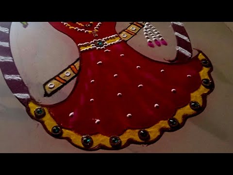 2 Creative Tulsi Vivah Rangoli/Tulsi Vivah Rangoli 2024/Tulasi kolam/tulasi vivah special rangoli