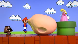 Mario eats a weird Mushroom! Super Mario Bloopers V2 😆