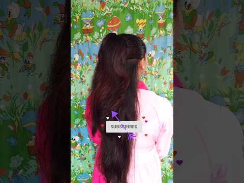 easy girls hairstyle✨😍 #shorts #shortvideo #hairstyle #shortsviral #viral #girl