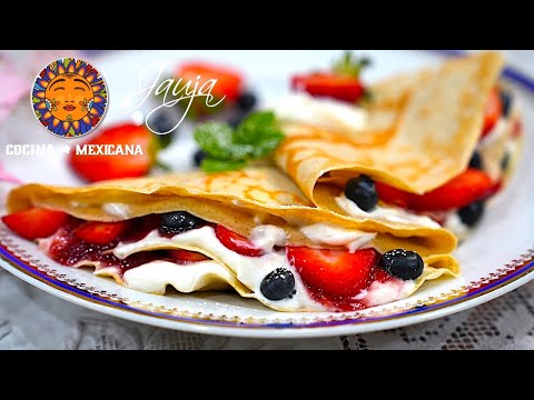 Crepas de Avena Que Sí Salen Suavecitas