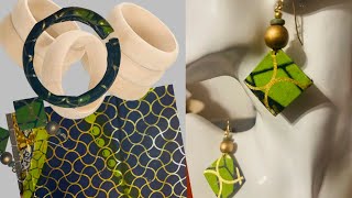 DIY: Fabric Jewelry with African Prints