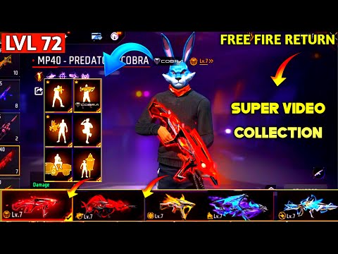 Free fire Evo Max Collection Video Today 💥 Black T-shirt | Bunny bundle Return | MOOD OFF TOTAL