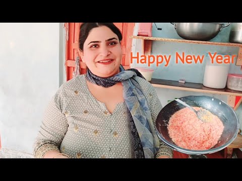 Happy New Year 🎆  With Gajar Ka Halwa | Wellcome 2025 | Samina Daily Daily Life Vlog