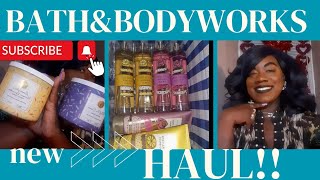 SPRING BATH & BODYWORKS HAUL! NEW GOURMAND FRAGRANCE HAUL+ NEW SPRING CANDLES