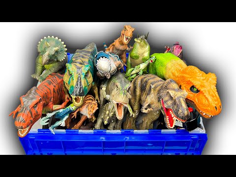 AMAZING Collection Of Original & Rare Jurassic Park Dinosaur Figures | T-Rex, Velociraptor & More!