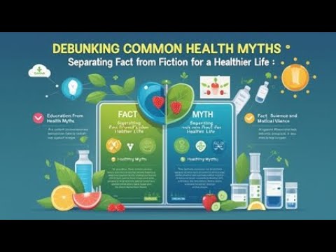 🎥 Debunking Common Health Myths 🤔: Separating Fact from Fiction for a Healthier Life