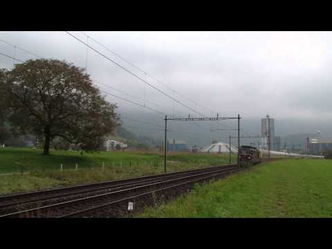 TEE Rheingold in Bex mit BLS Re 4/4 167 "Ausserberg" - 23.10.2012