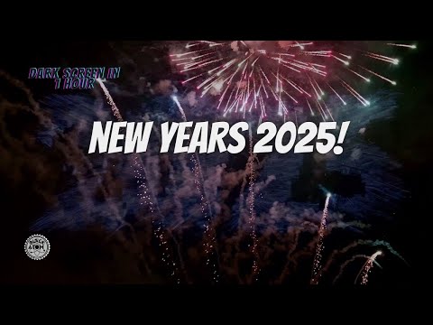 🎇🎆 Auld Lang Syne Piano & Distant Fireworks ⨀ New Year's Eve Sleep Ambience