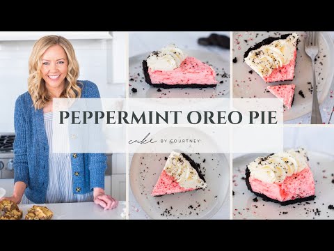 Easy-to-Make Peppermint Oreo Pie