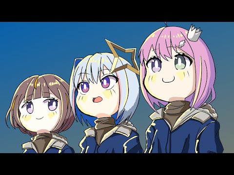 【手描き】かなルーニャのRUSTのラストとエンディング【姫森ルーナ/天音かなた/アーニャ・メルフィッサ/ホロライブ/切り抜き】【切り抜き漫画】【Get wild】