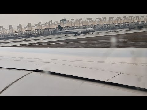 Crazy, Risky, and Thrilling: Takeoff at Jeddah Airport After the Storm