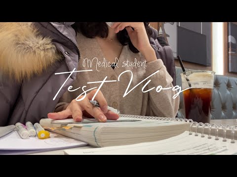 TEST VLOG I PREPARATION & MARKING & REVIEW / mock KMLE (Korea med license test)