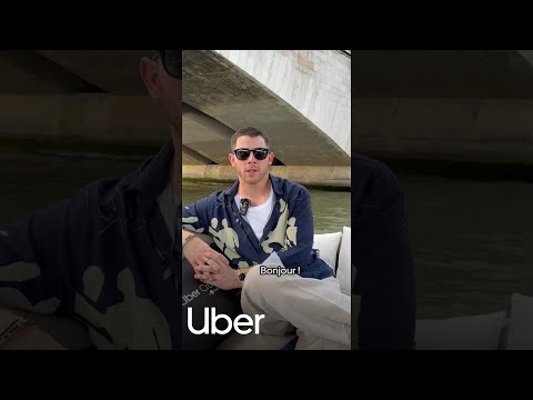 Took a ride with Nick Jonas on the Seine River #UberCruise #OnOurWay | Uber