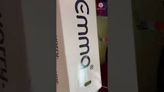 Emma Original Mattress | 78x60 Queen Size | 8 Inch Height | 3 Layered Memory Foam | Unboxing