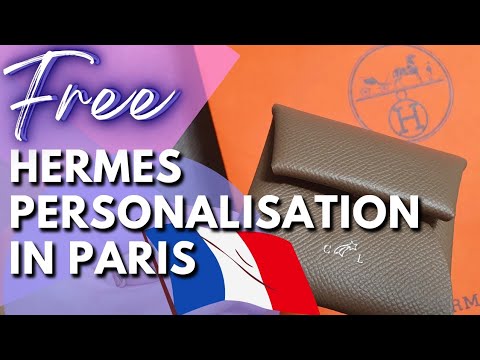 FREE HERMÈS PERSONALISATION AT HERMÈS FSH, PARIS!