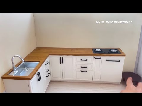 Miniature kitchen set installation ✨ASMR ✨Re-ment collection✨