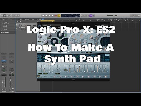 Logic Pro X - ES2: How To Make A Cool Synth Pad