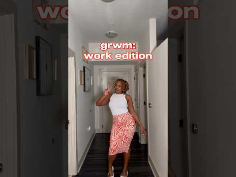 grwm: work edition ☀️ are u a morning or night person? #grwmoutfit #grwm