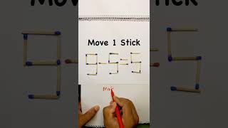 Move 1 matchstick to make the equation correct #matchstick #matchsticks. Matchstick Puzzle:02