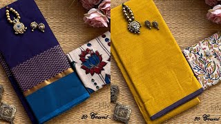 High Quality Chettinad Cotton Sarees🧵80 thread Count 🥻Saree - 5.5 mtr