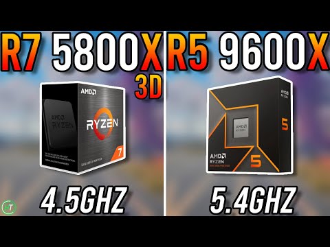 Ryzen 7 5800X3D vs Ryzen 5 9600X - Which Is Better?