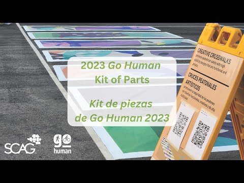 2023 SCAG Go Human Kit of Parts for Temporary Traffic Safety Demonstration Projects