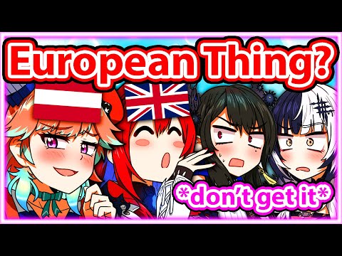 Kiara and Elizabeth Are Too EUROPEAN for Nerissa and Shiori 【Hololive】