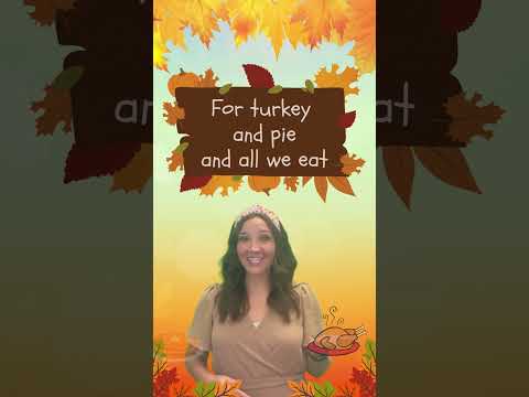 Thanksgiving Fingerplay for Children | We are Thankful | Thanksgiving for Kids