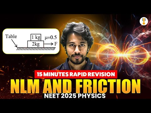 NLM & Friction | All Concepts in 15 Minutes ✅ | NEET 2025 Physics | HIT Series | Kshitiz Sir