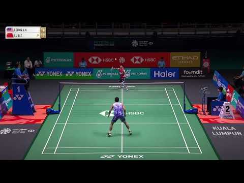 Malaysia Open 2025 | Leong Jun Haw (Malaysia) Vs Lu Guang Zu (China) | SALING MENYERANG