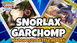 Snorlax Garchomp Deck | Pokemon TCG Pocket Battle Replay March 2025