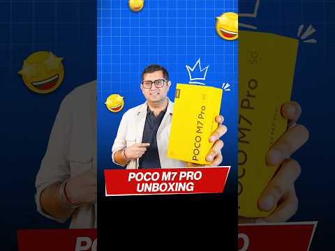 Poco M7 Pro unboxing and first look 😍