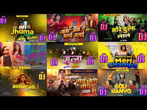 Nonstop Nepali Dj Songs 2081 - Nepali Dj Songs And Tharu Dj Songs Collection vol 5 Mix By Dj Niroj