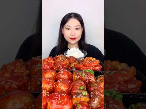 먹방 먹는 소리 Meatballs Rice #asmr #mukbang #eating #shorts #food