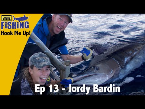 Matt takes guests Jordy Bardin and her dad Shaun on a mega marlin mission offshore.